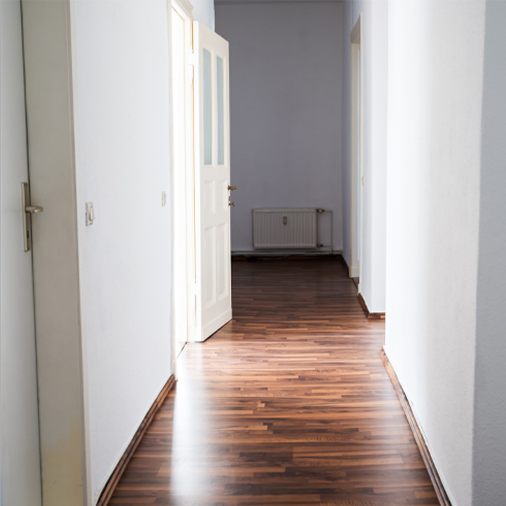 After image of cleaned hallway in residential home