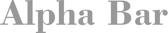 Alpha Bar logo